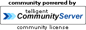 Powered by Community Server, by Telligent Systems 